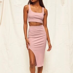 Lulus Set For Life Bodycon Skirt Set